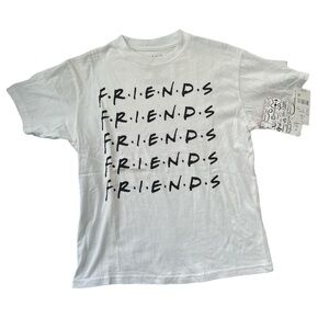 FRIENDS Kid's T-shirt Size L (8-10). White Official Merchandise NWT